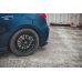 Накладки сплиттеры боковые на задний бампер на Mercedes A W177 A35 AMG